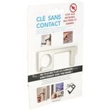 Crochet hygiènique multi-usages forme clé métal (3 modèles)