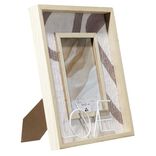 Cadre rectangulaire 21x26cm inscription LOVE en bois pour photo 10x15cm