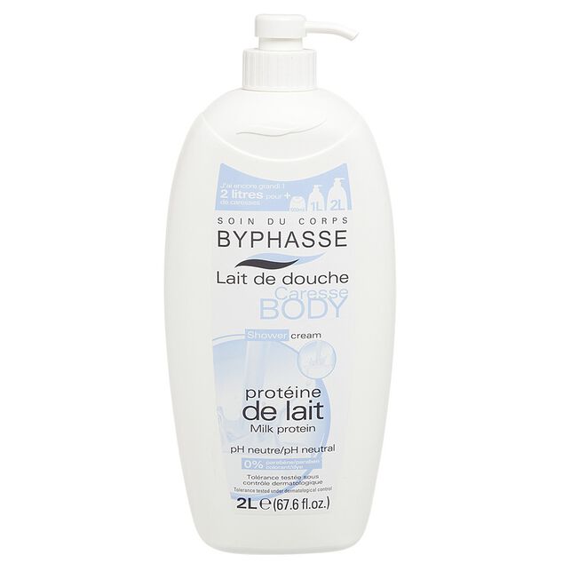 Lait de douche prot&eacute;ine de lait 2L Byphasse