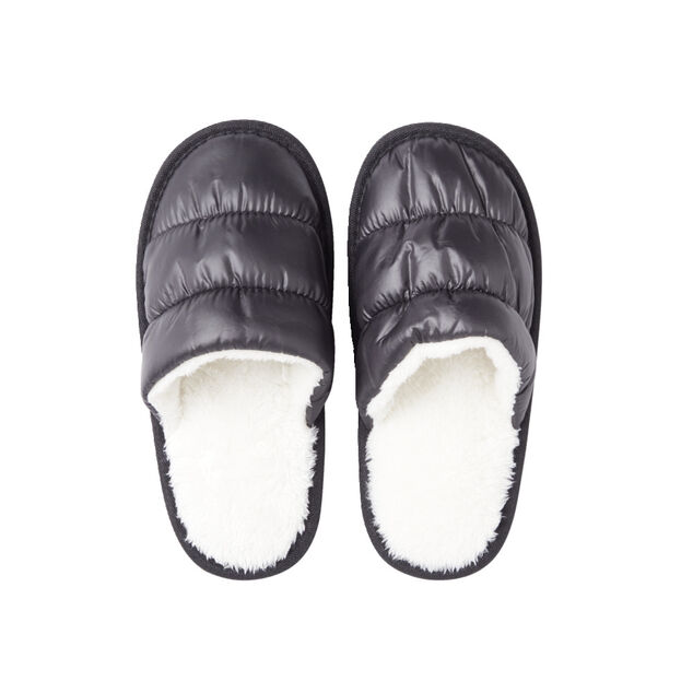 Chaussons noirs femme style doudoune 36&agrave;41