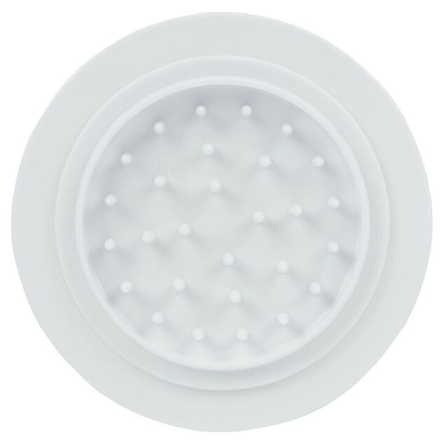 Mandoline multiusage 4 accessoires inox et plastique blanc