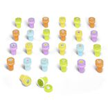 Lot de 26 tampons th&egrave;me P&acirc;ques