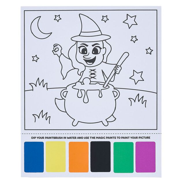 Peinture magique motif Halloween
