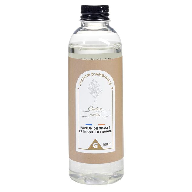 Recharge diffuseur marron senteur ambre patchouli 100ml