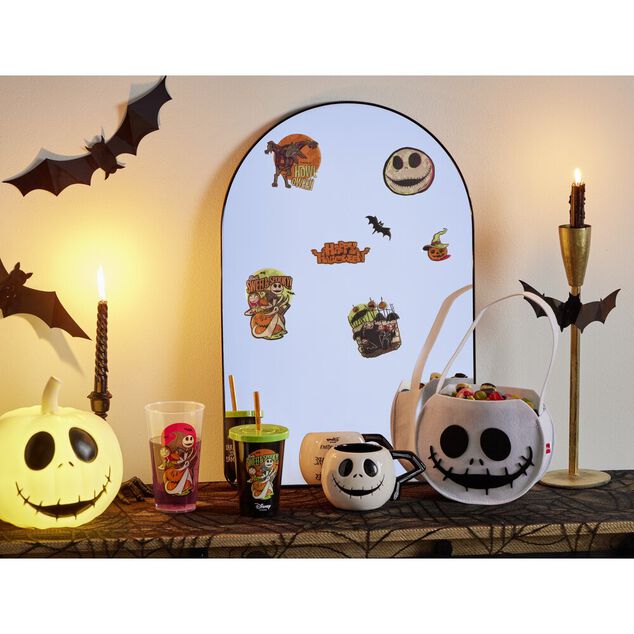 Stickers fen&ecirc;tre Halloween Diney Mr Jack Skellington 7 pi&egrave;ces