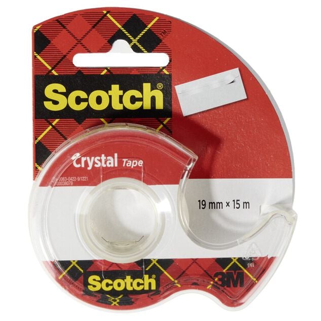Ruban adh&eacute;sif x2 Scotch Crystal 15m