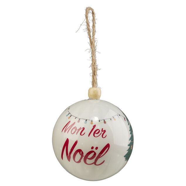 Boule Mon 1er No&euml;l &Oslash;8cm