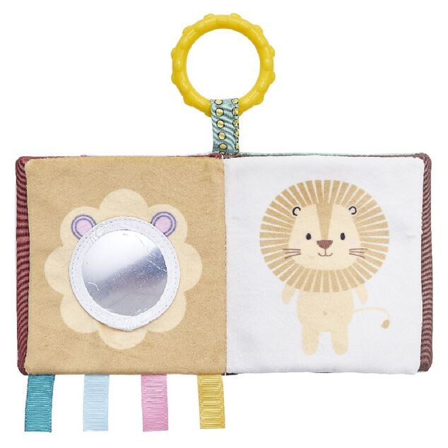 Livre d'activit&eacute; pour b&eacute;b&eacute; lion 11x11,5 cm