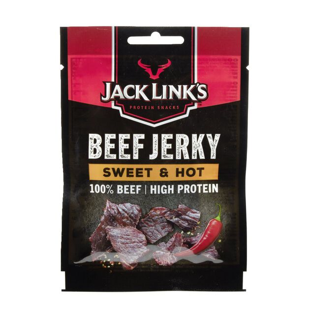 Boeuf séché lamelle Jack Link's Beef Jerky Sweet & Hot 25gr