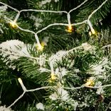 Guirlande lumineuse solaire 50LED blanc chaud 4,9m