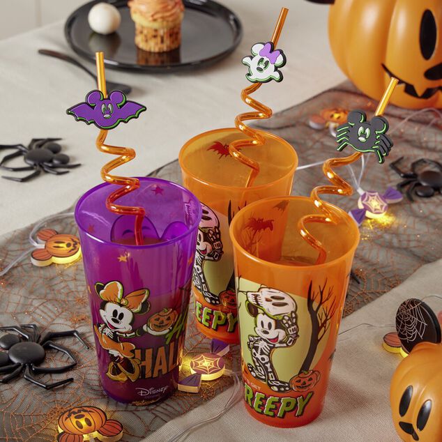 Gobelet plastique Halloween Disney Mickey eco cup &Oslash;9xH15,5cm (2 mod&egrave;les)