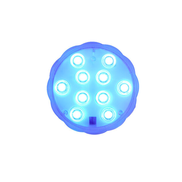 Lumi&egrave;re de piscine RVB submersible avec t&eacute;l&eacute;commande &Oslash;7xH3cm