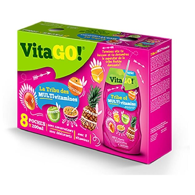 Boisson multivitamines Vitago 20cl x8