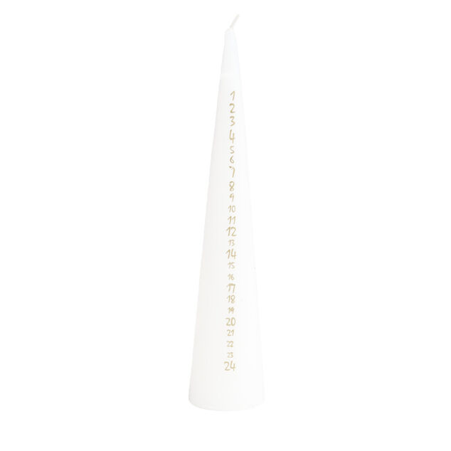 Bougie de l'Avent forme sapin &Oslash;5xH25 cm (3 mod&egrave;les)