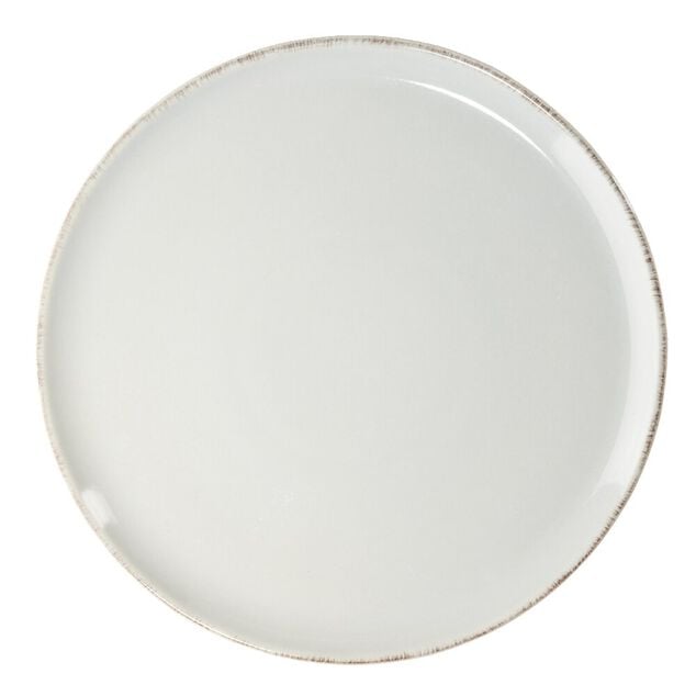 Assiette plate Lisbonne en grès gris Ø27cm