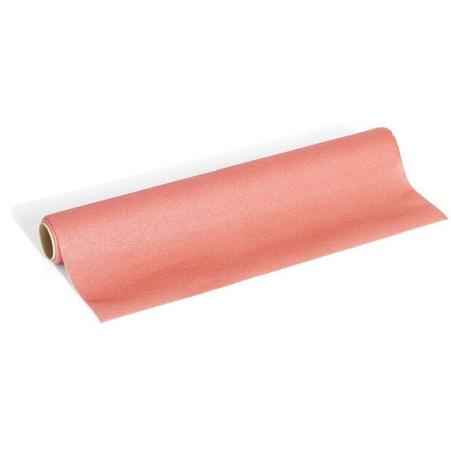 Chemin de table 320cm tissu intiss&eacute; rouge paillet&eacute;