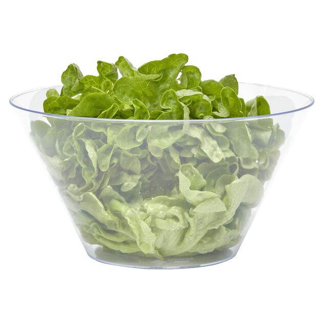 Saladier en plastique transparent