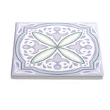 Sous verre en dolomite imprimé 10x10cm - 6 modèles