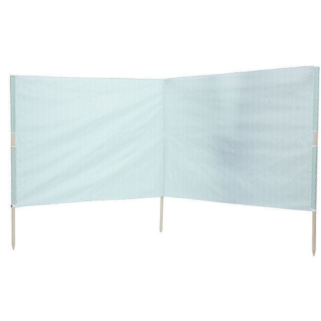 Paravent abri de plage 2en1 Funky bleu et blanc