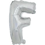 Ballon forme lettre F aluminium (2 modèles argenté ou doré)