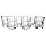 Lot de 6 verres &agrave; shooter 4,5cl H5,6cm