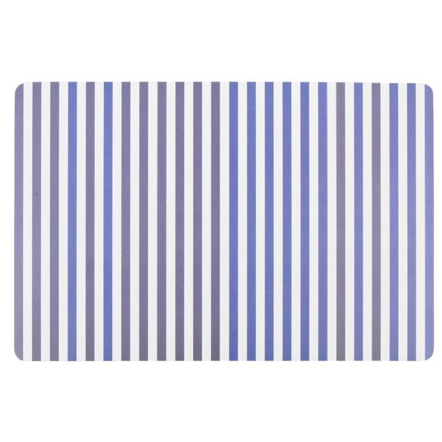 Set de table rectangulaire plastique imprim&eacute; Bayad&egrave;re bleu blanc