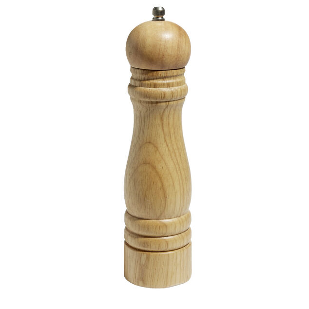 Moulin &agrave; poivre en bois &Oslash;5,5xH22cm