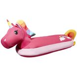 Licorne &agrave; chevaucher microbille rose