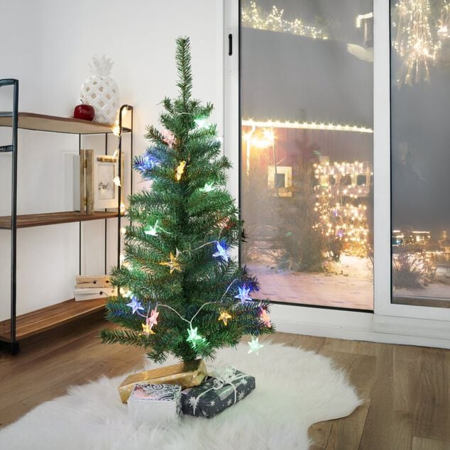 Sapin artificiel vert 80 branches Ø46xH90cm