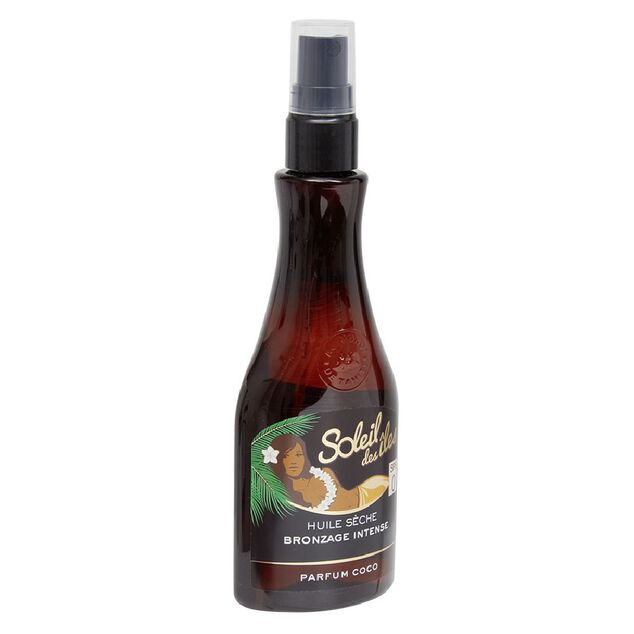 Huile s&egrave;che bronzage intense coco 150ml
