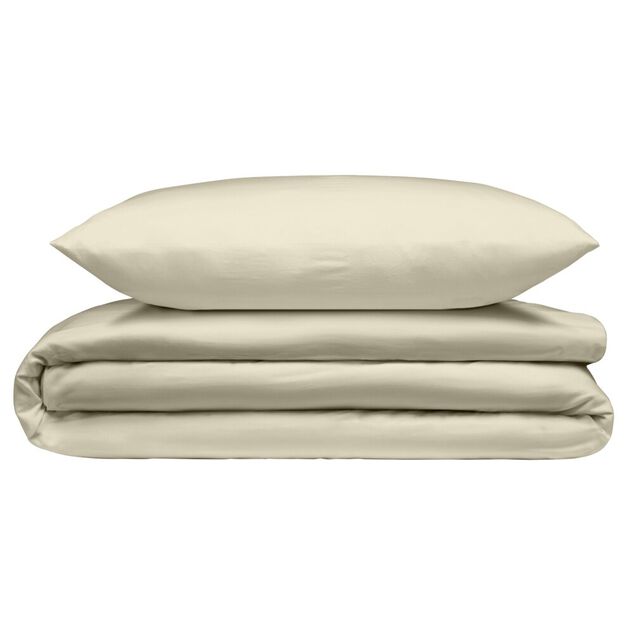 Parure de lit 1 personne 140x200cm microfibre unie 2 taies 63x63cm