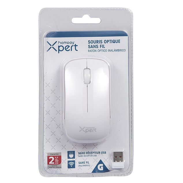Souris optique sans fil Homday Xpert blanc