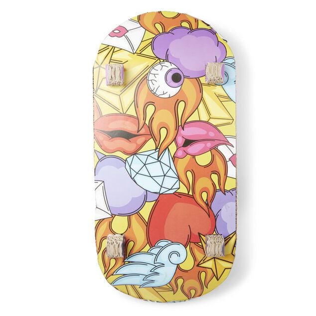 Grattoir forme skate pour chat 56x20 cm