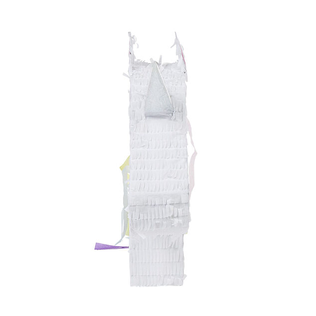 Pi&ntilde;ata licorne en carton &agrave; remplir 40x9xH41.5cm