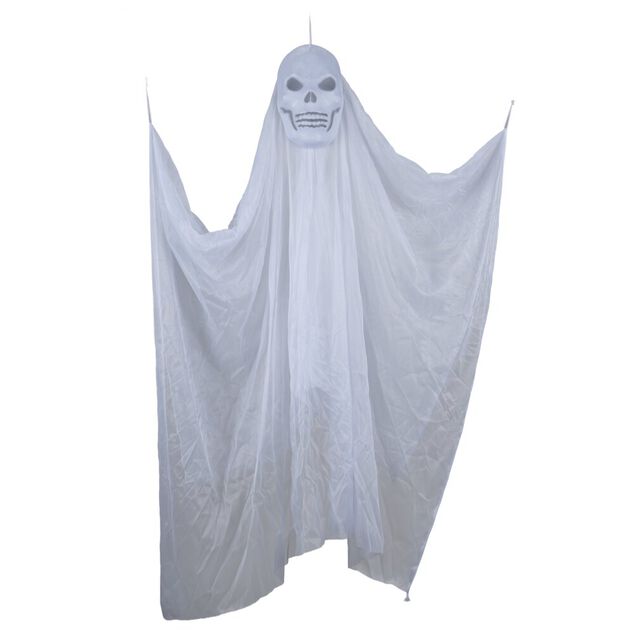 Fant&ocirc;me Halloween &agrave; suspendre XXL 115x6xH165cm (2 mod&egrave;les)
