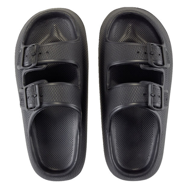 Sandales unisex 2 brides plastique noir 36/37