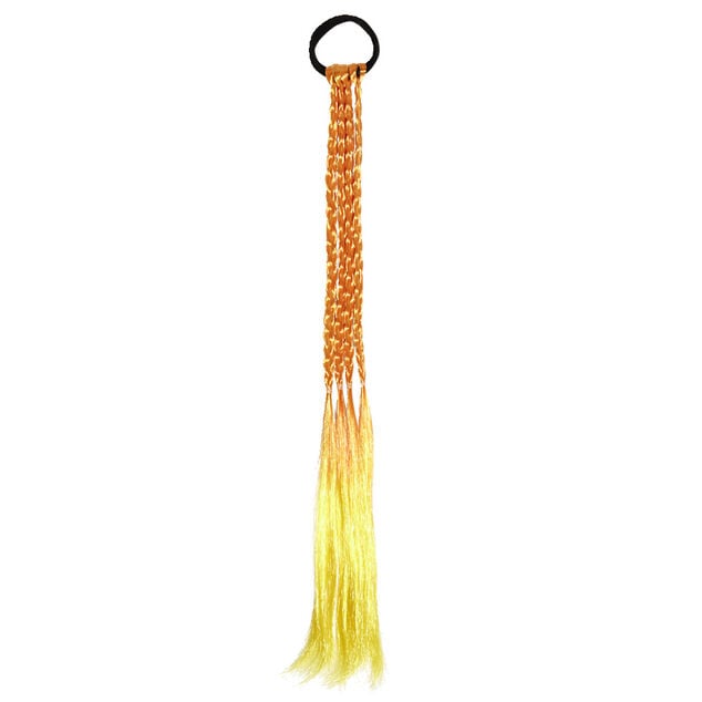 Extension &eacute;lastique &agrave; cheveux avec tresses en nylon L41cm - 3 mod&egrave;les