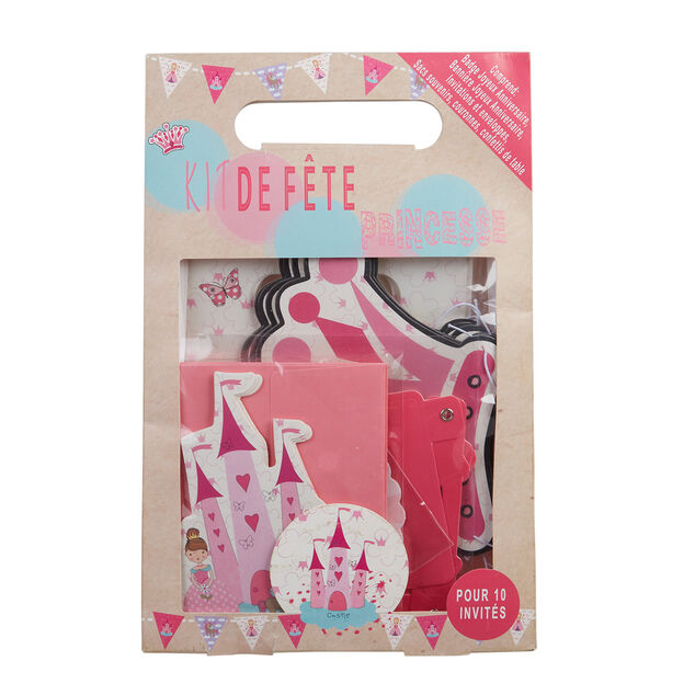 Kit d&eacute;co anniversaire th&egrave;me princesse