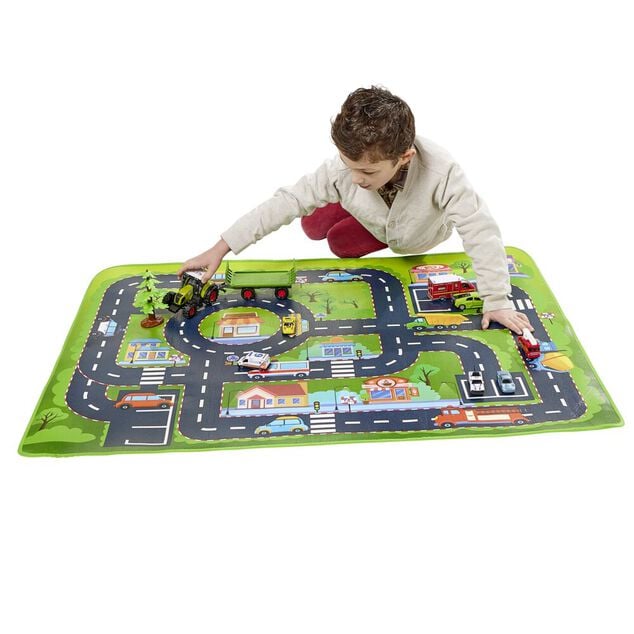 Tapis de jeu enfant thème animaux 180x120cm