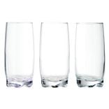 Lot de 3 verres haut fond color&eacute; 39cl H14,5cm