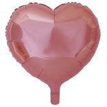 Ballon coeur en aluminium