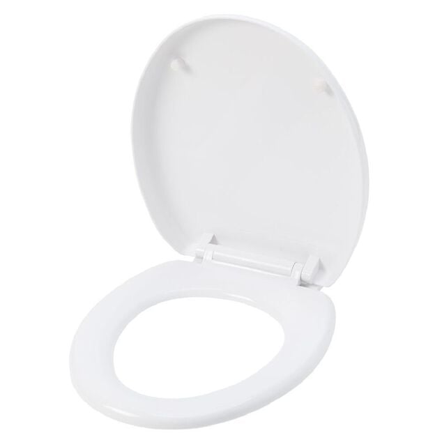 Abattant WC blanc avec frein de chute