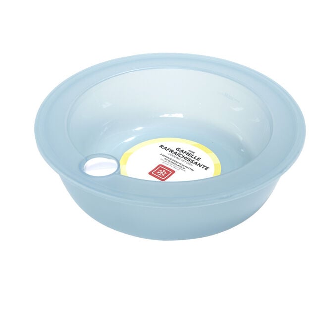 Gamelle rafra&icirc;chissante en silicone pour animal 19x19x5,5cm