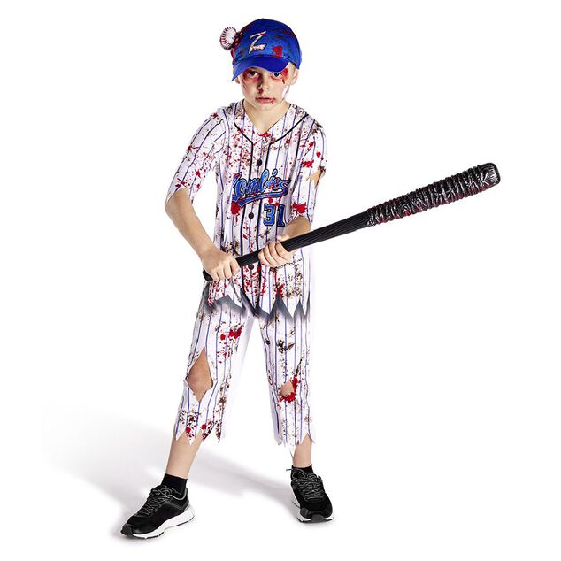 D&eacute;guisement enfant Halloween joueur de baseball combinaison 4/6ans