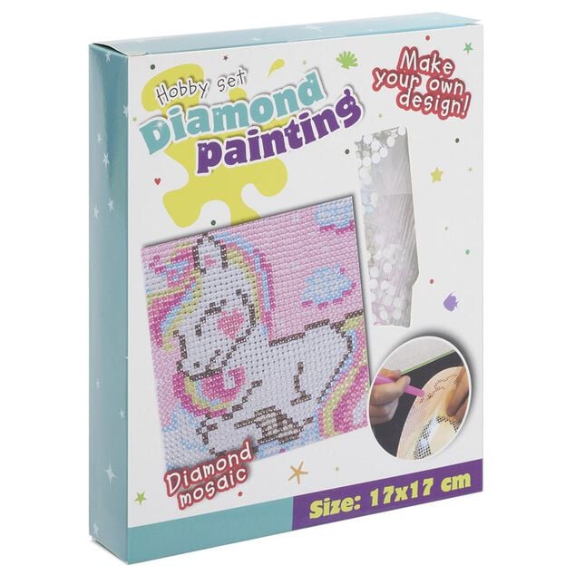 Kit création mosaïque Diamond Painting 17x17cm