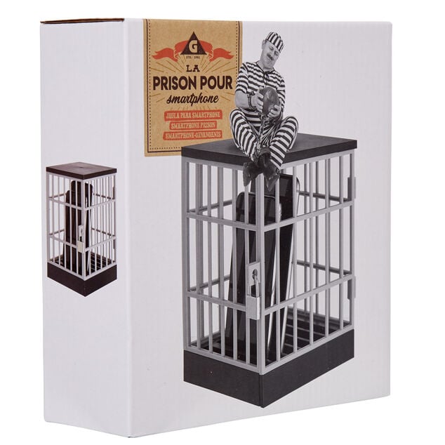 Bo&icirc;te cage de prison pour smartphone