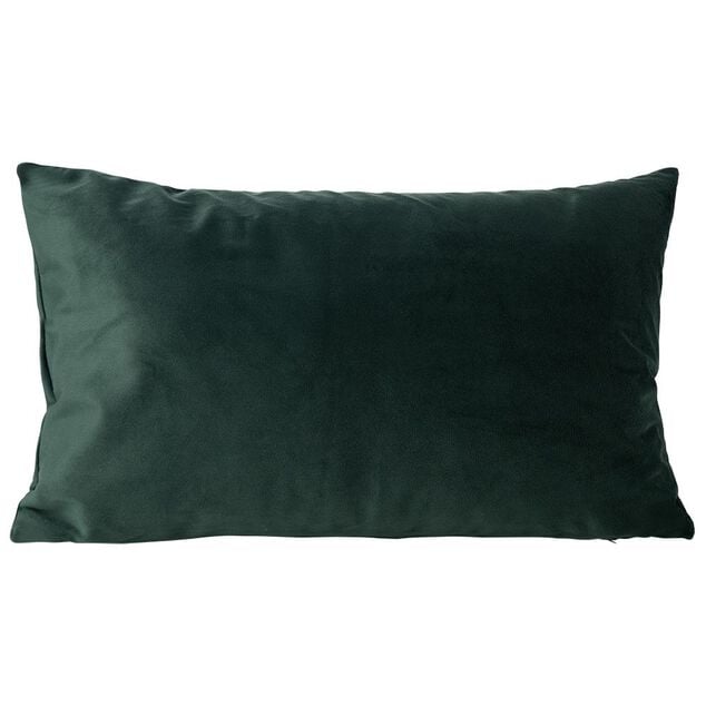 Housse de coussin velours 30x50cm bleu