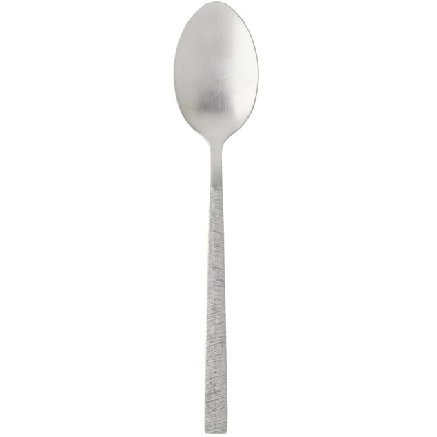 Cuillère à soupe inox L21cm manche acier graphite satiné