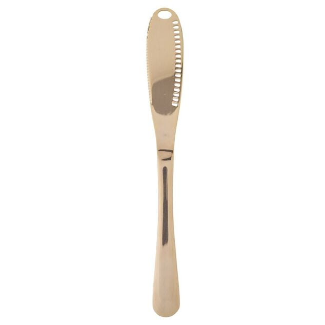 Couteau &agrave; beurre inox 4 fonctions L20,5cm (2 mod&egrave;les)