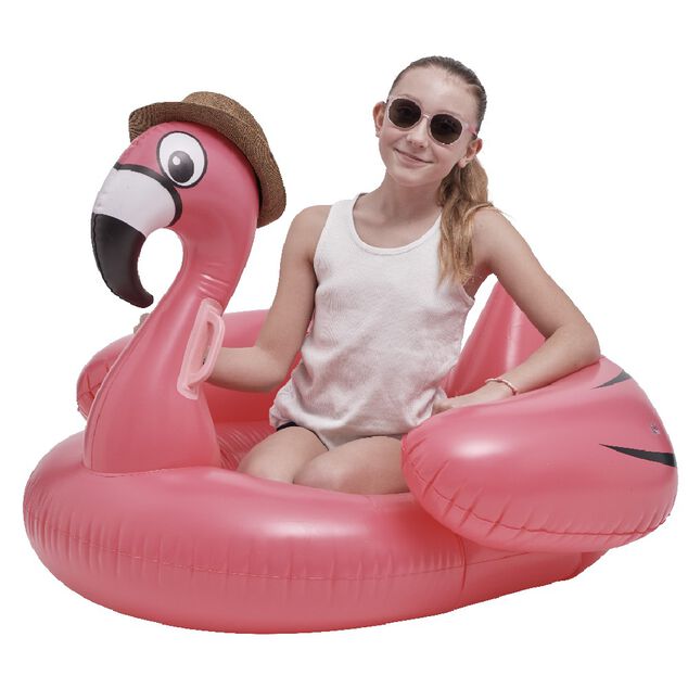 &Icirc;le gonflable flamant rose